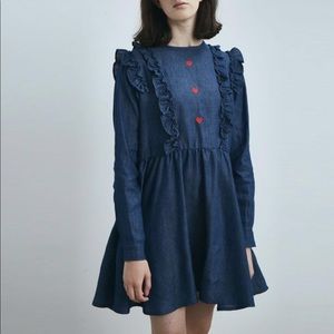 Lazy oaf denim Frill dress